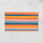 Farbenfrohe, feine, kühne QR-UAWG Begleitkarte (Rückseite)