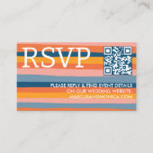 Farbenfrohe, feine, kühne QR-UAWG Begleitkarte (Vorderseite)