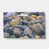 Farbenfrohe Felsen Ausweis (Rückseite)