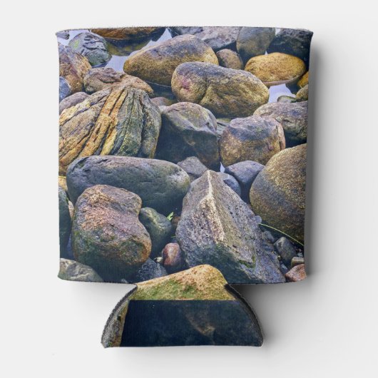 Farbenfrohe Felsen Dosenkühler (Vorderseite)