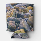 Farbenfrohe Felsen Dosenkühler (Rückseite)