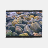 Farbenfrohe Felsen Fleecedecke (Vorderseite (Horizontal))