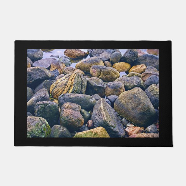 Farbenfrohe Felsen Fußmatte (Vorderseite)