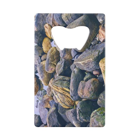 Farbenfrohe Felsen Geldbeutel Flaschenöffner (Rückseite)