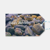 Farbenfrohe Felsen Geschenkanhänger (Vorderseite (Horizontal))