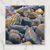 Farbenfrohe Felsen Geschenkanhänger (Rückseite)