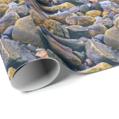 Farbenfrohe Felsen Geschenkpapier (Rolleneckpunkt)