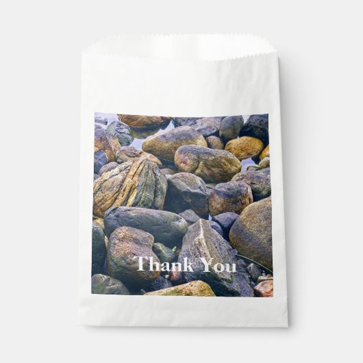 Farbenfrohe Felsen Geschenktütchen (Vorderseite)