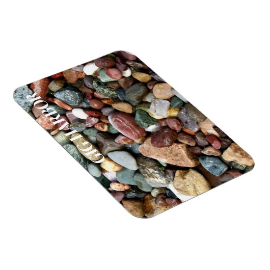 Farbenfrohe Felsen, großer Hafen, Puget Sound Wash Magnet (Rechte Seite)