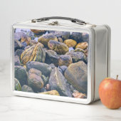 Farbenfrohe Felsen Metall Brotdose (Beispiel)