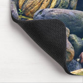 Farbenfrohe Felsen Mousepad (Ecke)