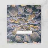 Farbenfrohe Felsen Platzkarte (Außenseite Aufgefaltet)