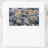 Farbenfrohe Felsen Rechteckiger Aufkleber (Tasche)
