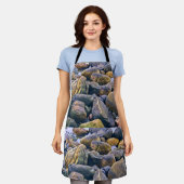 Farbenfrohe Felsen Schürze (Getragen)