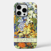 Farbenfrohe Feminine Blumengarten Case-Mate iPhone Hülle (Rückseite)