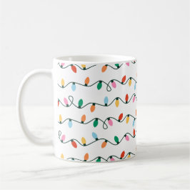 Farbenfrohe Ferien Lights Klassische Tasse, 11 oz Kaffeetasse