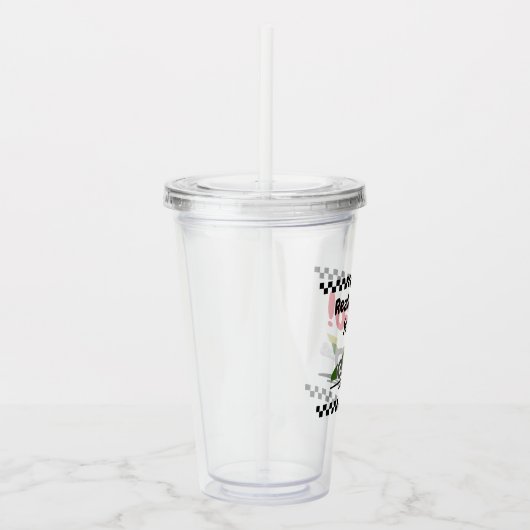 Farbenfrohe Fertigpäckchen Set Grünes Rennen Auto Acryltrinkbecher (Rechts)