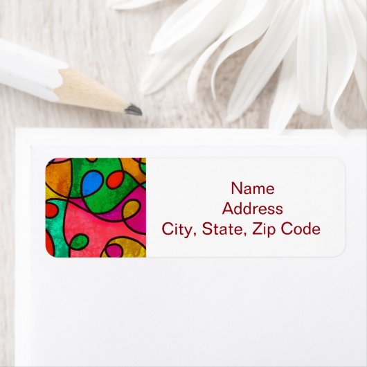 Farbenfrohe festliche Regenbogen texturiert (Insitu)