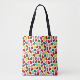 Farbenfrohe Festliche Rosarote Weihnachtsbonbons Tasche