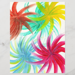 Farbenfrohe festliche Spirale Wirbel Scrapbook Pap