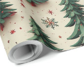 Farbenfrohe Festmuster Geschenkpapier (Rolleneckpunkt)