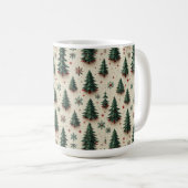 Farbenfrohe Festmuster Kaffeetasse (VorderseiteRechts)