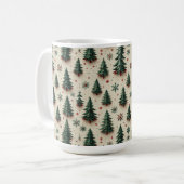 Farbenfrohe Festmuster Kaffeetasse (Vorderseite Links)