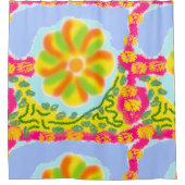 Farbenfrohe Festspiele Dusche Vorhang (Vorderseite)