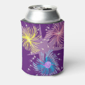 Farbenfrohe Feuerwerke glücklich 4. Can Cooler Dosenkühler (Kanne Rückseite)