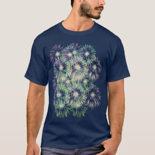 Farbenfrohe Feuerwerke T-Shirt