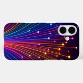 Farbenfrohe Fiber Optic Phone Case (Rückseite (Horizontal))