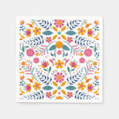 Farbenfrohe Fiesta Floral Baby Dusche Serviette (Vorderseite)