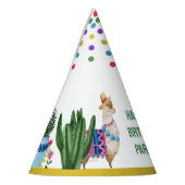 Farbenfrohe Fiesta-Kaktus jedes Alters Kindergebur Partyhütchen (Links)