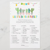 Farbenfrohe Fiesta Kaktus Was ist in deinem Handsp (Vorderseite)