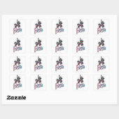 Farbenfrohe Fiesta Piñata Festivals Stickers (Blatt)