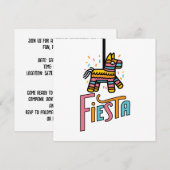 Farbenfrohe Fiesta Piñata Festlich  Save The Date (Vorne/Hinten)