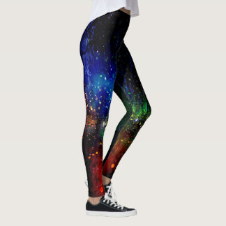 Farbenfrohe Firefly Night Leggings