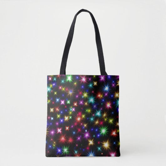 Farbenfrohe Fireworks-Muster Tasche (Vorderseite)