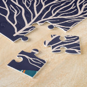 Farbenfrohe Fische: Gewässer Pflanze Muster. Puzzle (Seite)