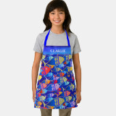 Farbenfrohe Fische Schürze (Insitu)