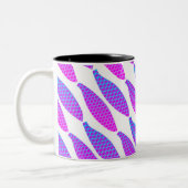 Farbenfrohe Fischmuster Kaffeemaschine Tasse (Links)
