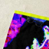 Farbenfrohe Fischmuster Malerei Art. Jetzt kaufen Strandtuch (Beispiel)