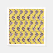 Farbenfrohe Fischmuster Serviette (Vorderseite)