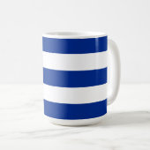 Farbenfrohe Flagge Kubas Kaffeetasse (VorderseiteRechts)