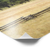 Farbenfrohe Flagstaff field Fotodruck (Ecke)