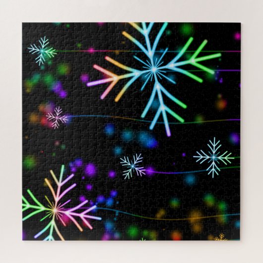 Farbenfrohe Flakes Jigsaw Puzzle (Horizontal)