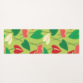 Farbenfrohe Flamingo-Blume Muster Yogmatte Yogamatte (Rückseite (Horizontal))