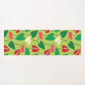 Farbenfrohe Flamingo-Blume Muster Yogmatte Yogamatte (Vorderseite (Horizontal))