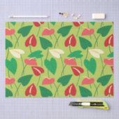Farbenfrohe Flamingo-Blume Seidenpapier (Handwerk)