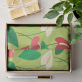 Farbenfrohe Flamingo-Blume Seidenpapier (Geschenk)